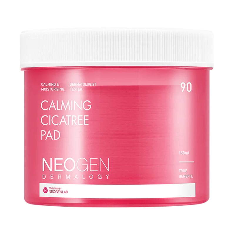 Очищувальні гідрофільні педи для обличчя Neogen Dermalogy Calming Cicatree Pad з центелою та чайним деревом, 90 шт